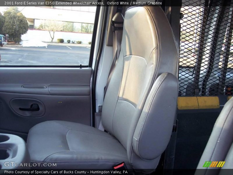 Oxford White / Medium Graphite 2001 Ford E Series Van E350 Extended Wheelchair Access