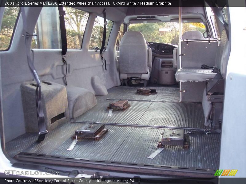 Oxford White / Medium Graphite 2001 Ford E Series Van E350 Extended Wheelchair Access