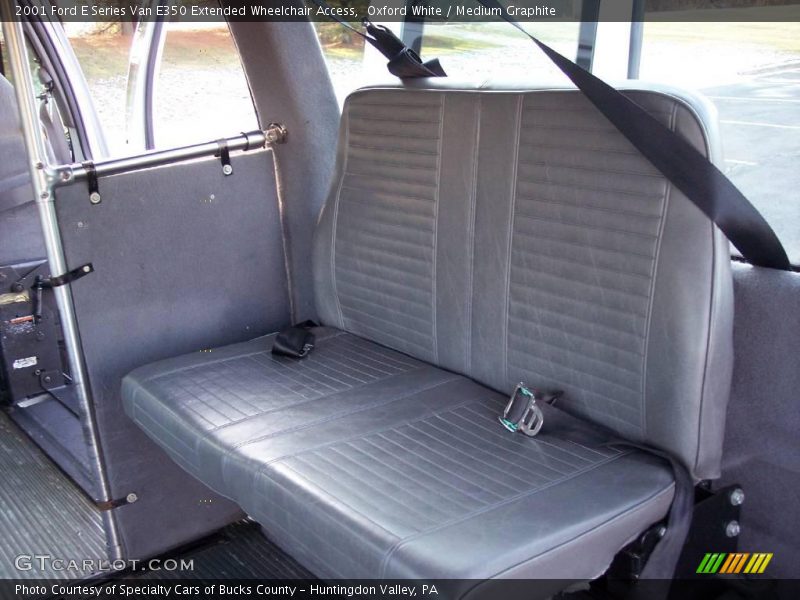 Oxford White / Medium Graphite 2001 Ford E Series Van E350 Extended Wheelchair Access