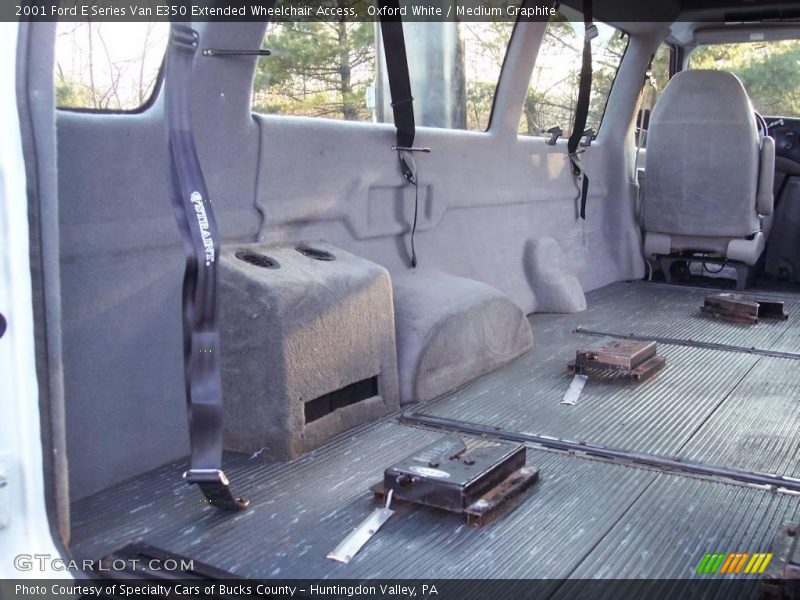 Oxford White / Medium Graphite 2001 Ford E Series Van E350 Extended Wheelchair Access