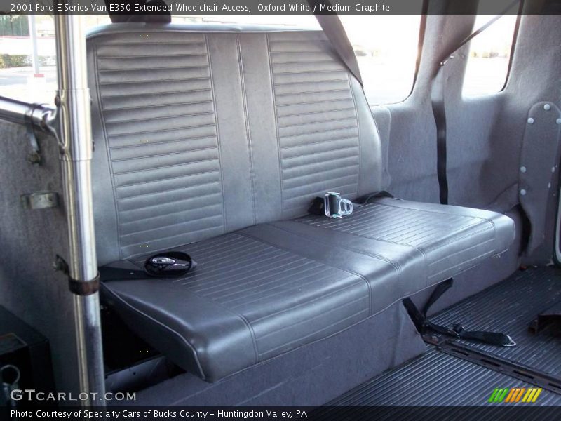 Oxford White / Medium Graphite 2001 Ford E Series Van E350 Extended Wheelchair Access
