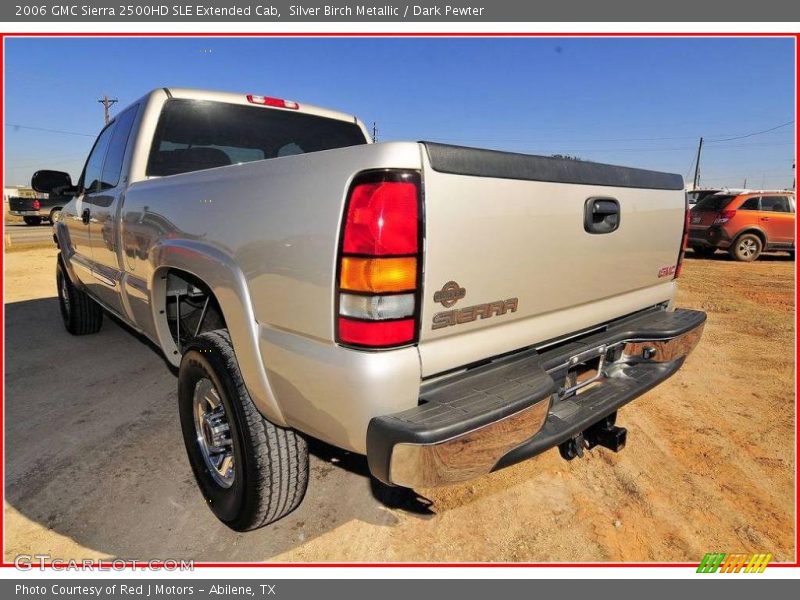 Silver Birch Metallic / Dark Pewter 2006 GMC Sierra 2500HD SLE Extended Cab