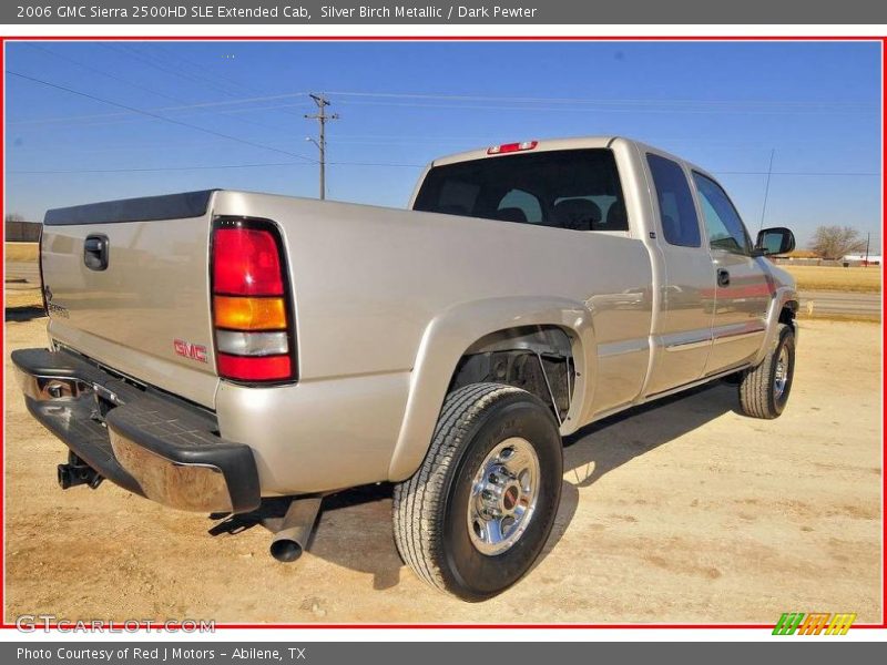 Silver Birch Metallic / Dark Pewter 2006 GMC Sierra 2500HD SLE Extended Cab