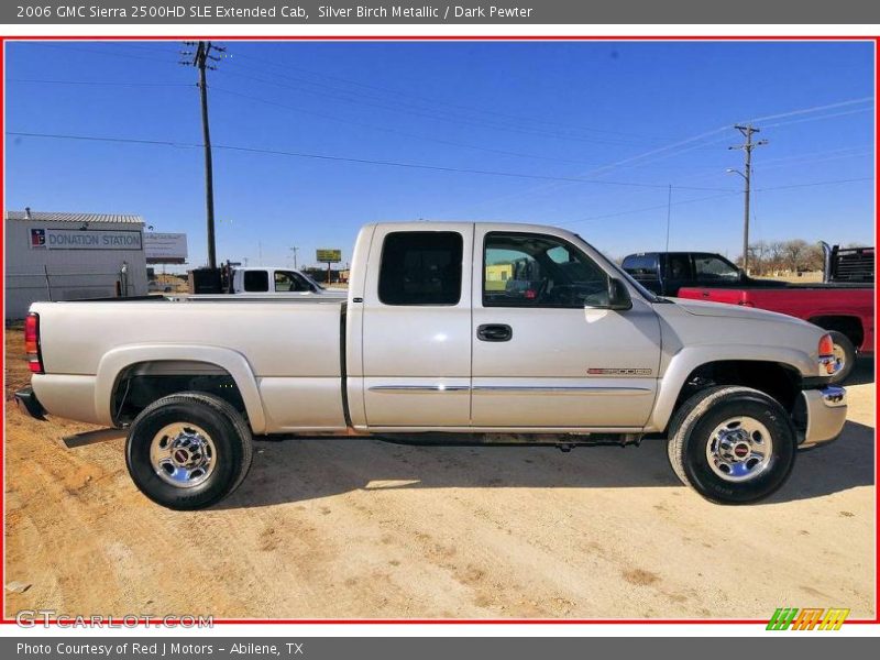 Silver Birch Metallic / Dark Pewter 2006 GMC Sierra 2500HD SLE Extended Cab