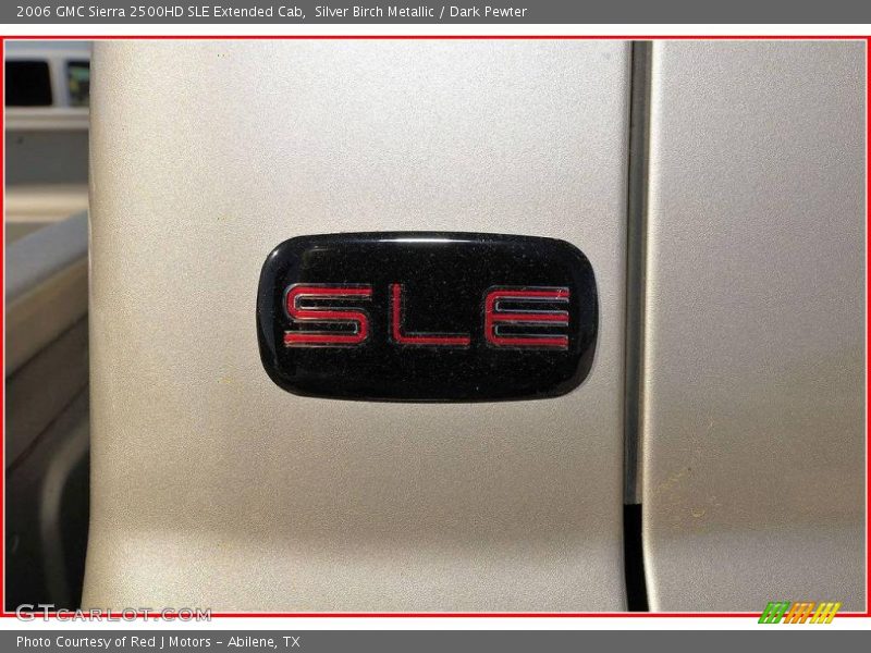 Silver Birch Metallic / Dark Pewter 2006 GMC Sierra 2500HD SLE Extended Cab