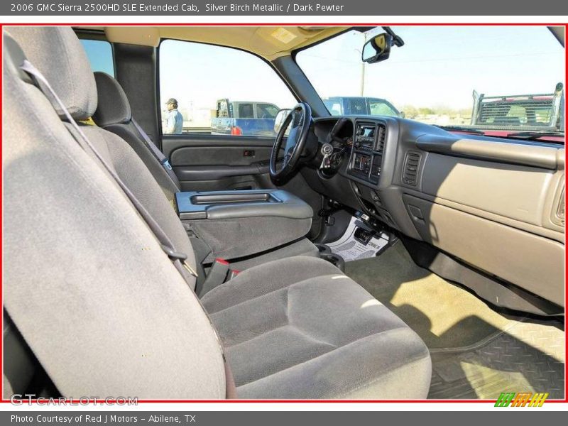Silver Birch Metallic / Dark Pewter 2006 GMC Sierra 2500HD SLE Extended Cab