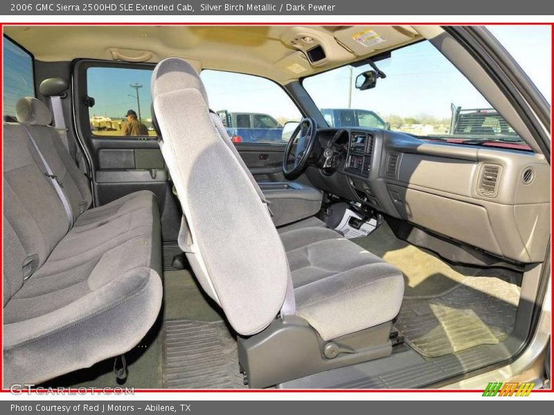 Silver Birch Metallic / Dark Pewter 2006 GMC Sierra 2500HD SLE Extended Cab