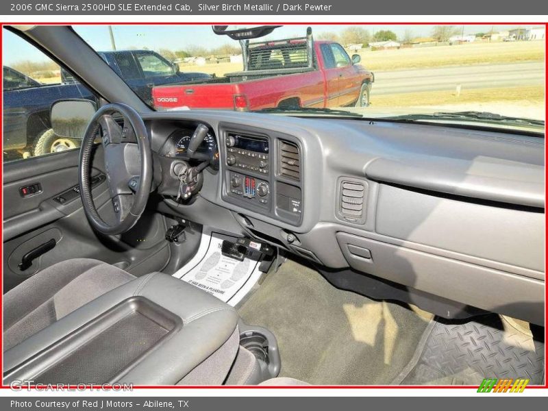 Silver Birch Metallic / Dark Pewter 2006 GMC Sierra 2500HD SLE Extended Cab