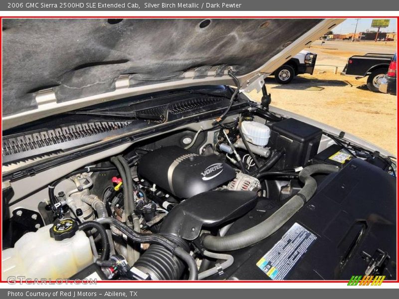 Silver Birch Metallic / Dark Pewter 2006 GMC Sierra 2500HD SLE Extended Cab