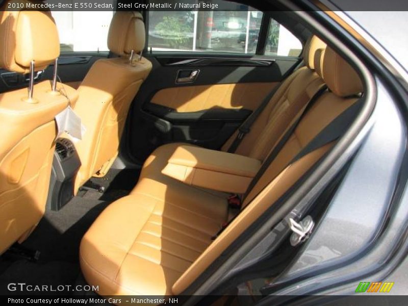 Steel Grey Metallic / Natural Beige 2010 Mercedes-Benz E 550 Sedan