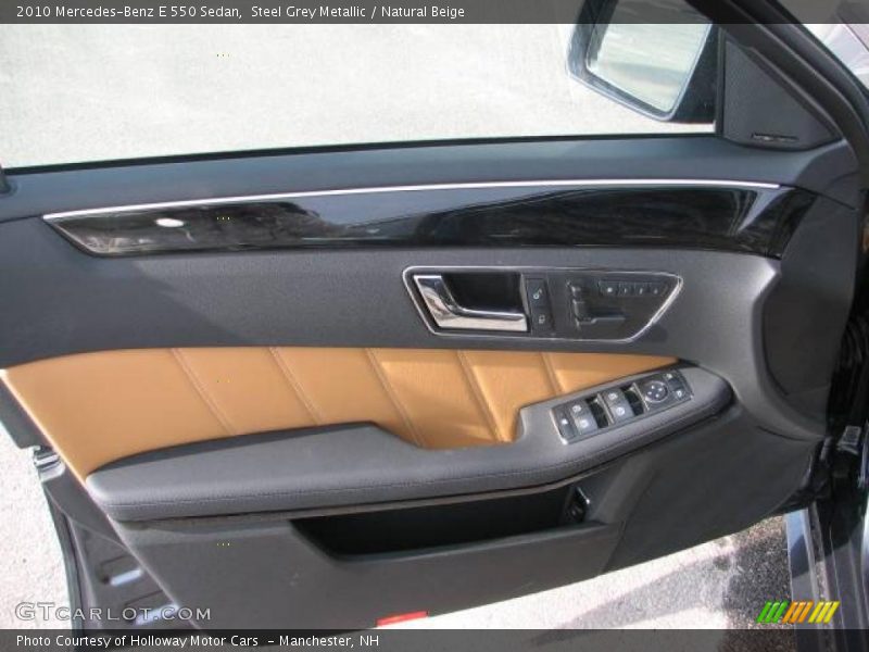 Steel Grey Metallic / Natural Beige 2010 Mercedes-Benz E 550 Sedan