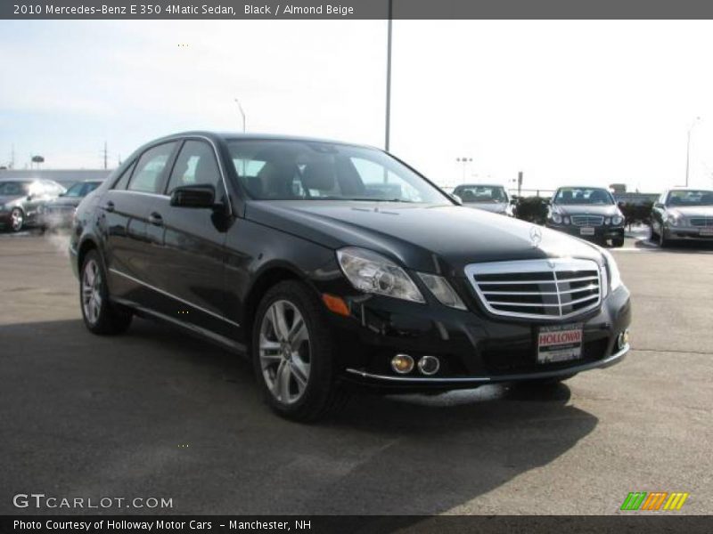 Black / Almond Beige 2010 Mercedes-Benz E 350 4Matic Sedan