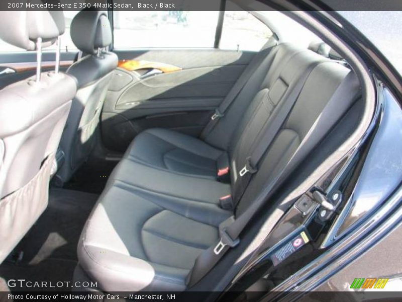 Black / Black 2007 Mercedes-Benz E 350 4Matic Sedan