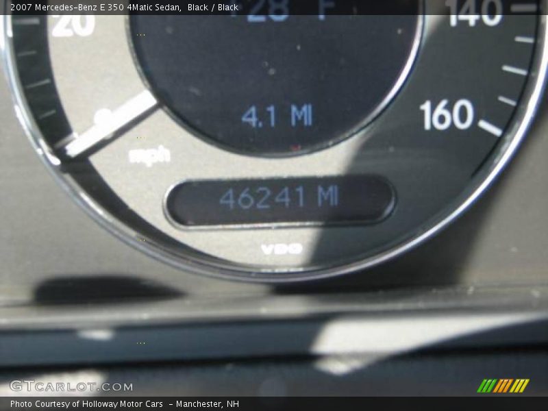 Black / Black 2007 Mercedes-Benz E 350 4Matic Sedan