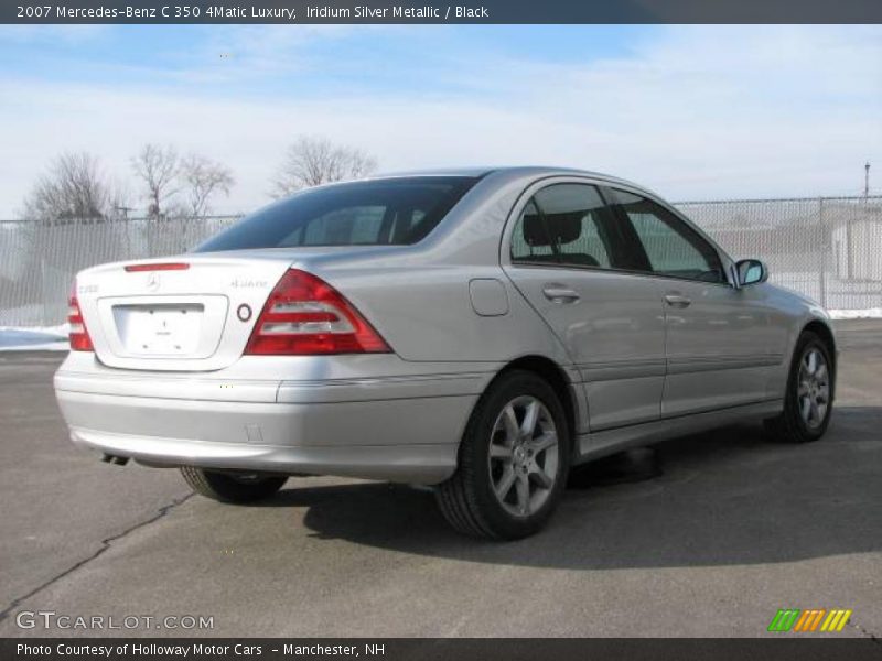 Iridium Silver Metallic / Black 2007 Mercedes-Benz C 350 4Matic Luxury