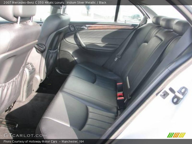 Iridium Silver Metallic / Black 2007 Mercedes-Benz C 350 4Matic Luxury
