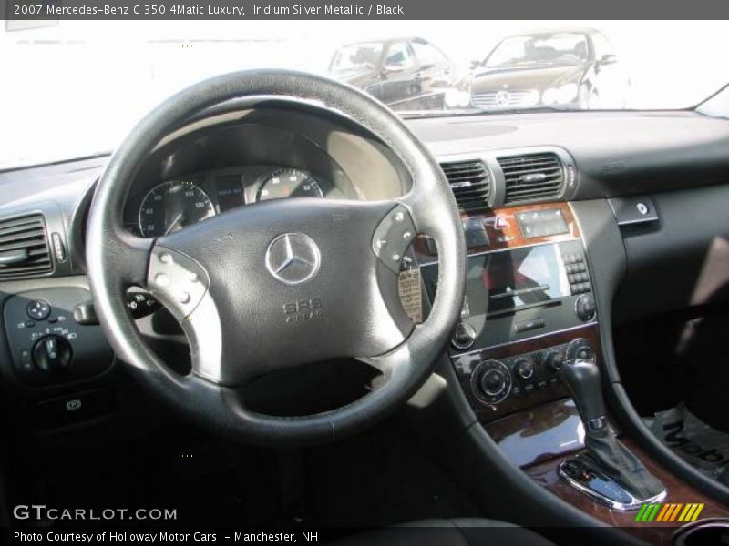 Iridium Silver Metallic / Black 2007 Mercedes-Benz C 350 4Matic Luxury