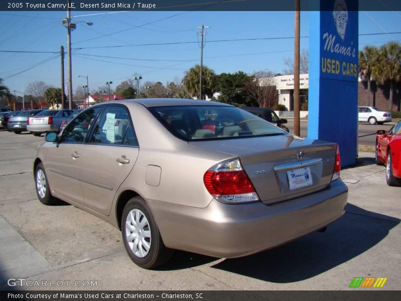 Desert Sand Mica / Taupe 2005 Toyota Camry LE
