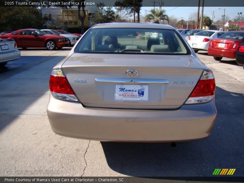 Desert Sand Mica / Taupe 2005 Toyota Camry LE