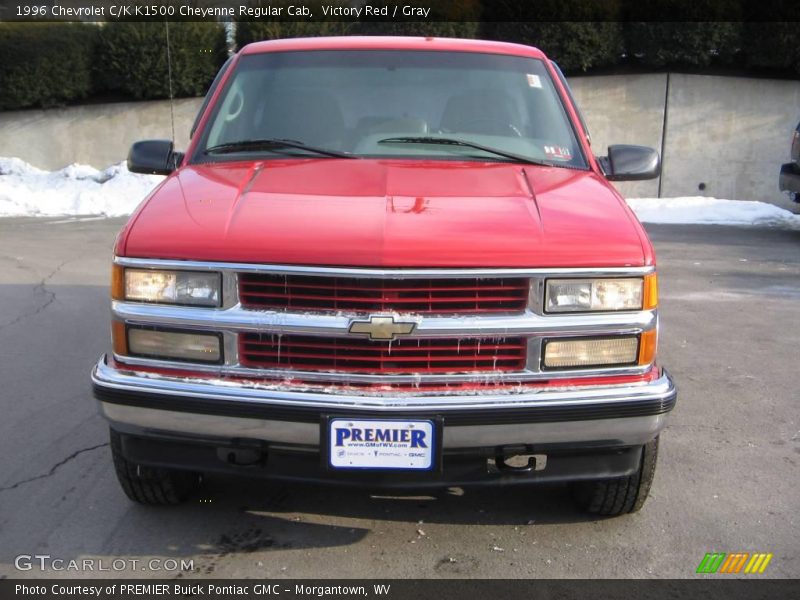 Victory Red / Gray 1996 Chevrolet C/K K1500 Cheyenne Regular Cab