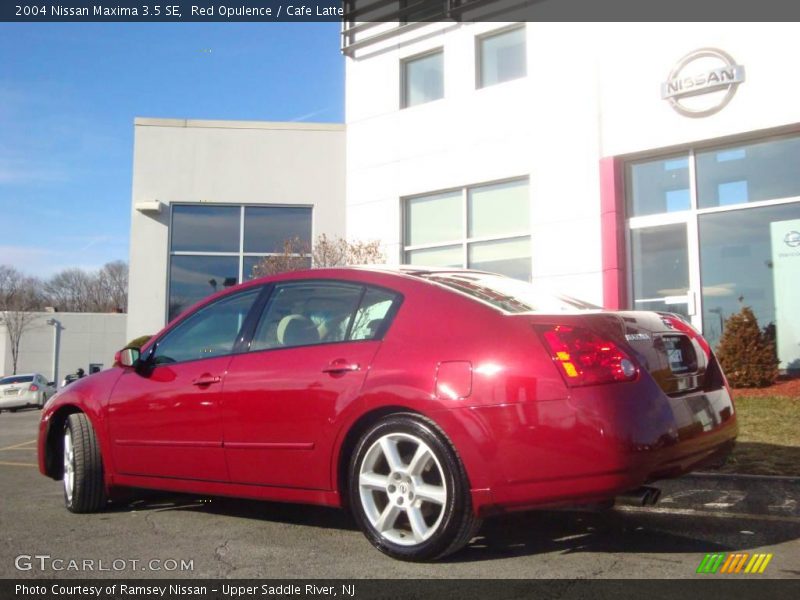 Red Opulence / Cafe Latte 2004 Nissan Maxima 3.5 SE