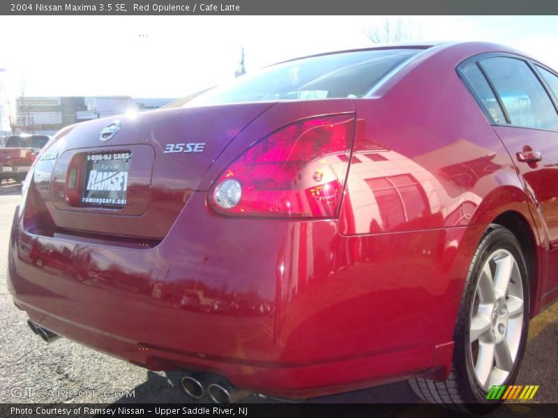 Red Opulence / Cafe Latte 2004 Nissan Maxima 3.5 SE