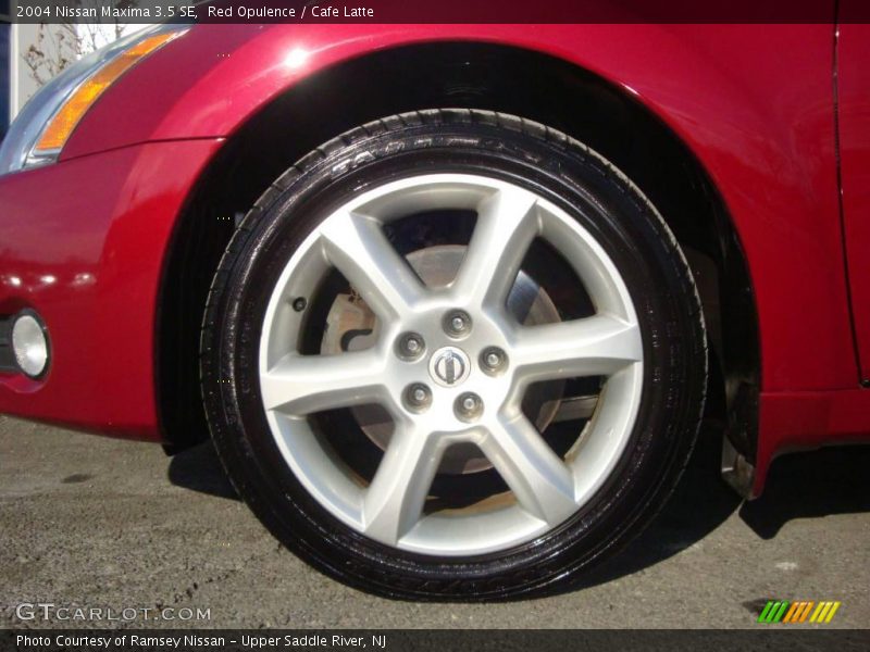 Red Opulence / Cafe Latte 2004 Nissan Maxima 3.5 SE