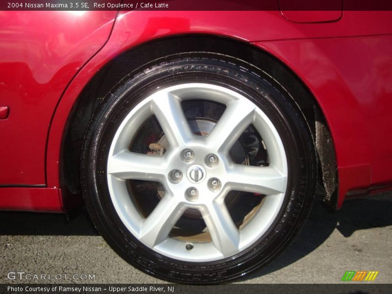 Red Opulence / Cafe Latte 2004 Nissan Maxima 3.5 SE