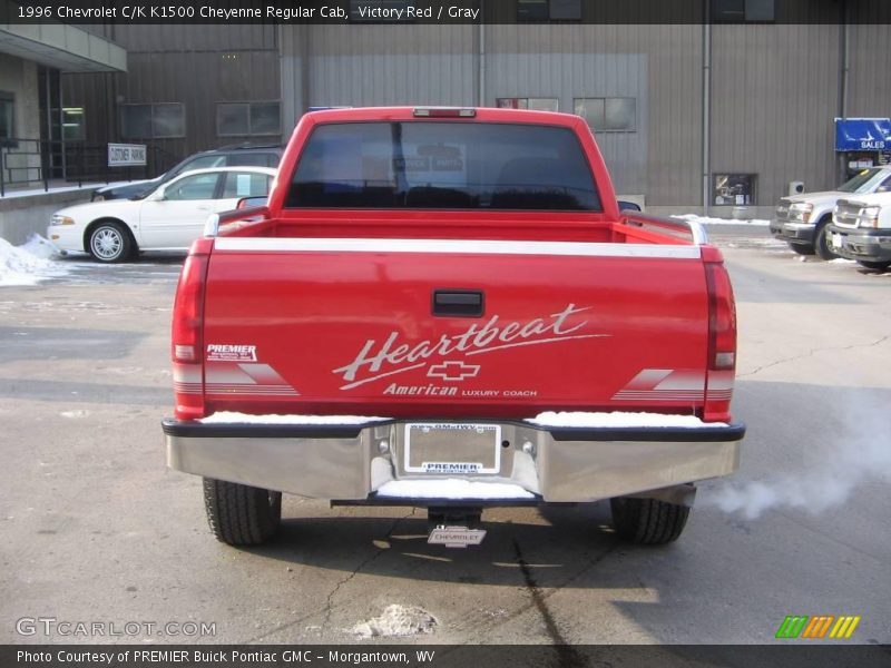 Victory Red / Gray 1996 Chevrolet C/K K1500 Cheyenne Regular Cab