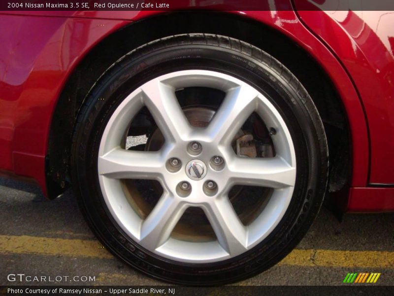 Red Opulence / Cafe Latte 2004 Nissan Maxima 3.5 SE