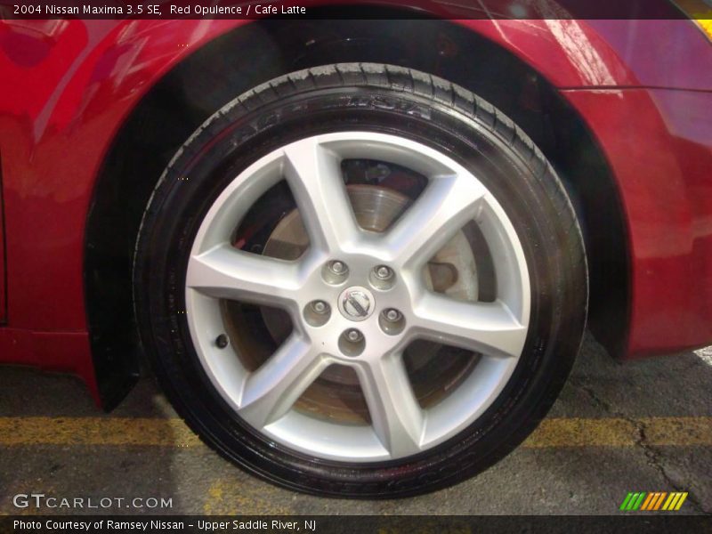 Red Opulence / Cafe Latte 2004 Nissan Maxima 3.5 SE