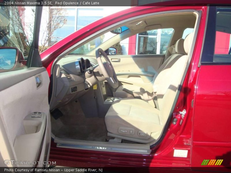 Red Opulence / Cafe Latte 2004 Nissan Maxima 3.5 SE