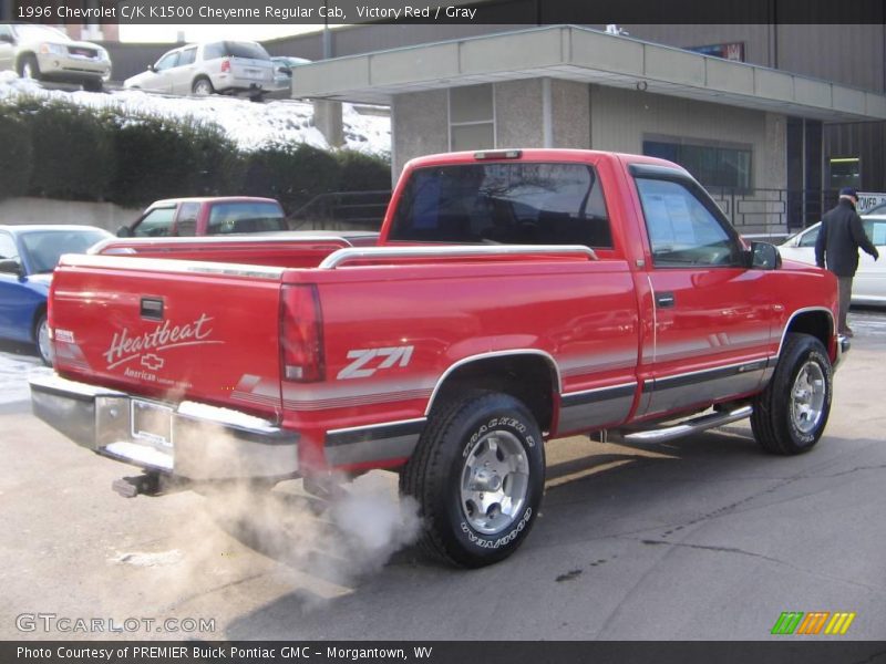 Victory Red / Gray 1996 Chevrolet C/K K1500 Cheyenne Regular Cab