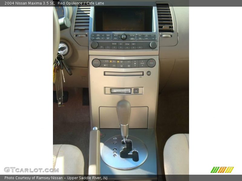 Red Opulence / Cafe Latte 2004 Nissan Maxima 3.5 SE