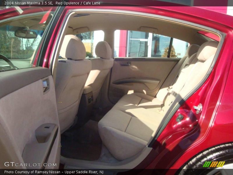 Red Opulence / Cafe Latte 2004 Nissan Maxima 3.5 SE