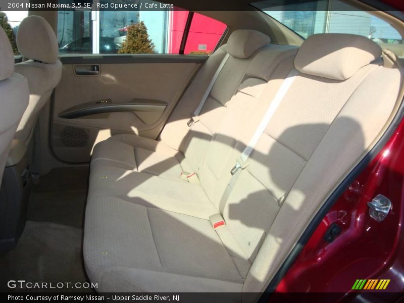 Red Opulence / Cafe Latte 2004 Nissan Maxima 3.5 SE