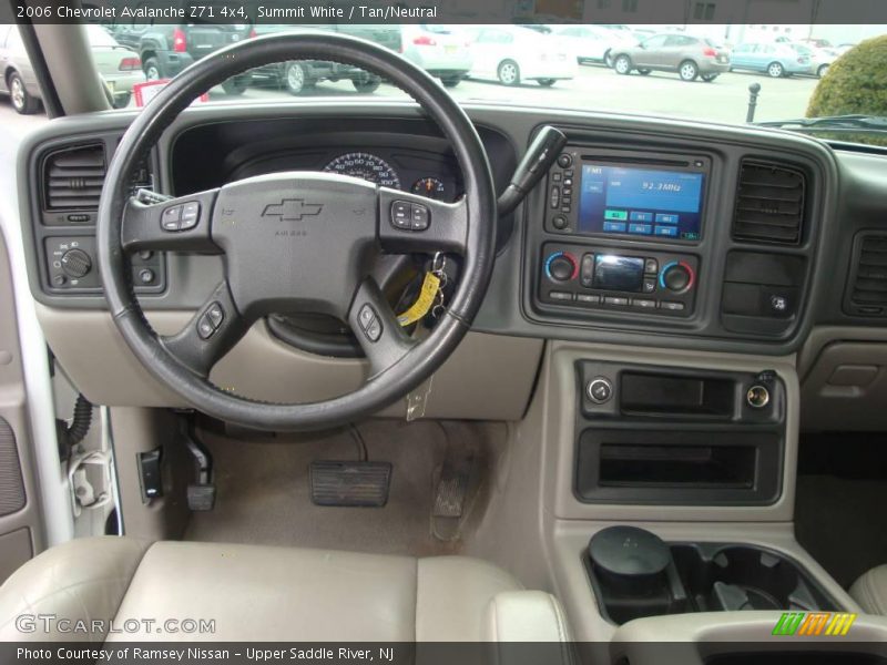Summit White / Tan/Neutral 2006 Chevrolet Avalanche Z71 4x4