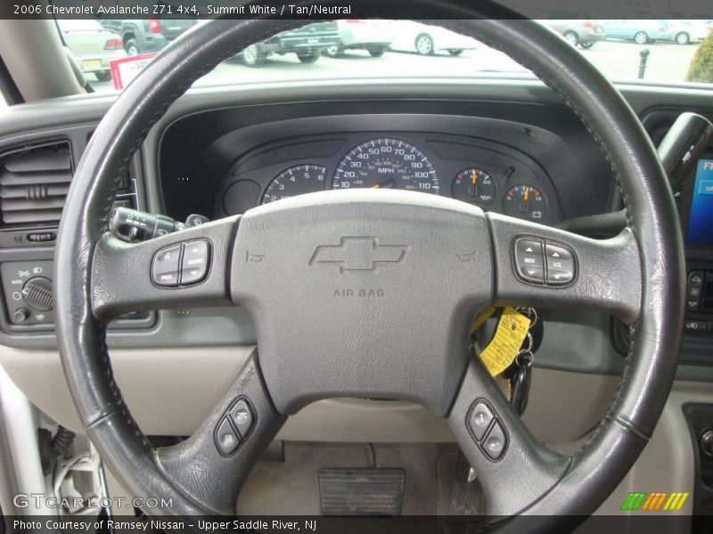 Summit White / Tan/Neutral 2006 Chevrolet Avalanche Z71 4x4
