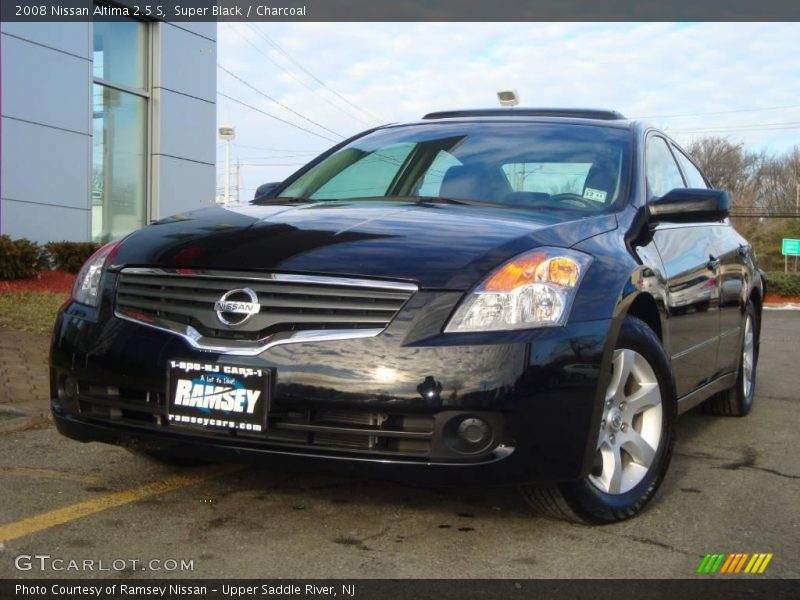 Super Black / Charcoal 2008 Nissan Altima 2.5 S