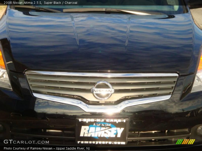 Super Black / Charcoal 2008 Nissan Altima 2.5 S