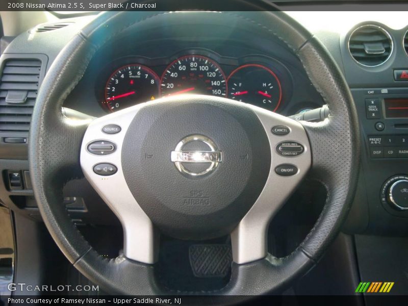 Super Black / Charcoal 2008 Nissan Altima 2.5 S