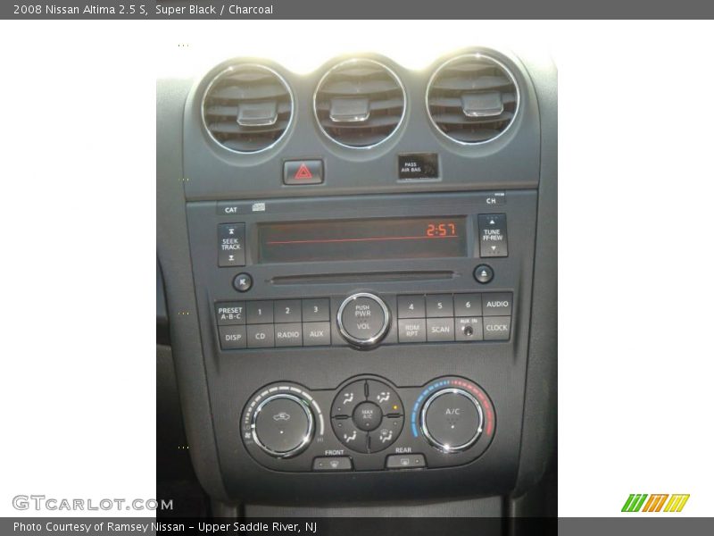 Super Black / Charcoal 2008 Nissan Altima 2.5 S