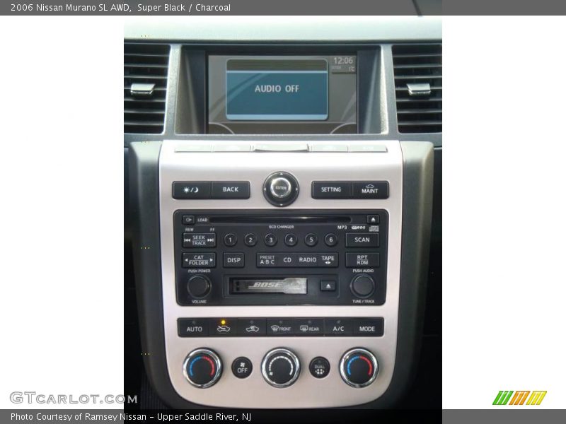 Super Black / Charcoal 2006 Nissan Murano SL AWD