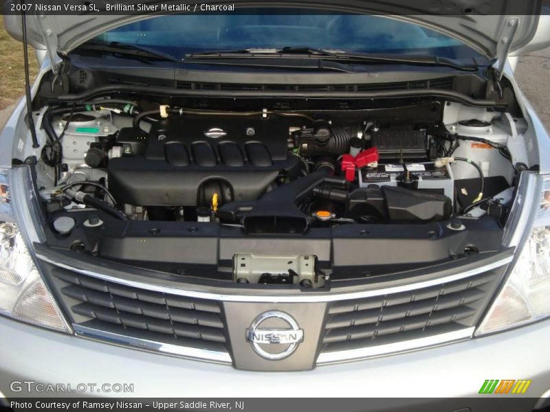 Brilliant Silver Metallic / Charcoal 2007 Nissan Versa SL