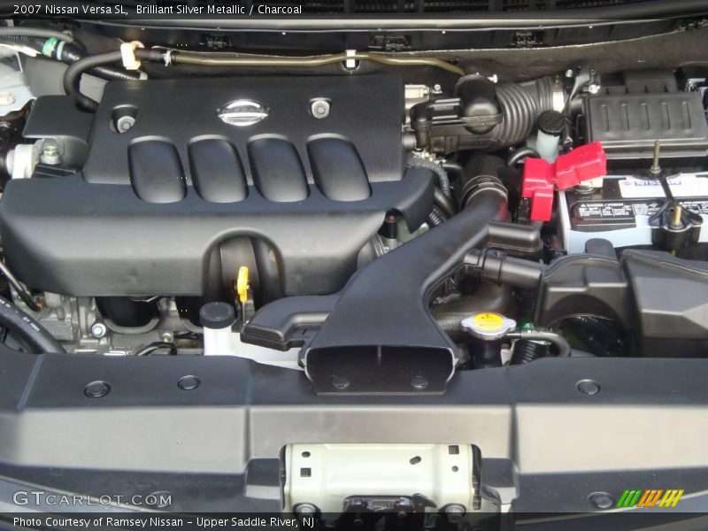 Brilliant Silver Metallic / Charcoal 2007 Nissan Versa SL