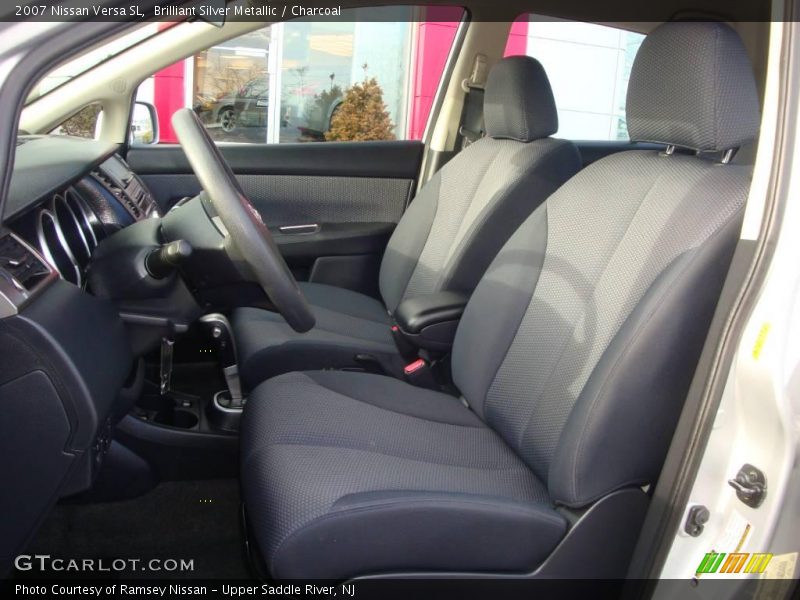 Brilliant Silver Metallic / Charcoal 2007 Nissan Versa SL