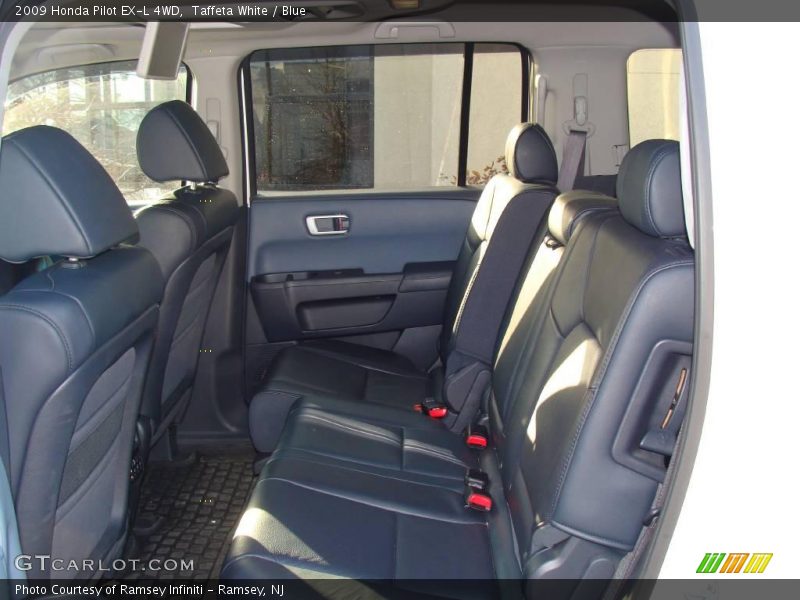 Taffeta White / Blue 2009 Honda Pilot EX-L 4WD