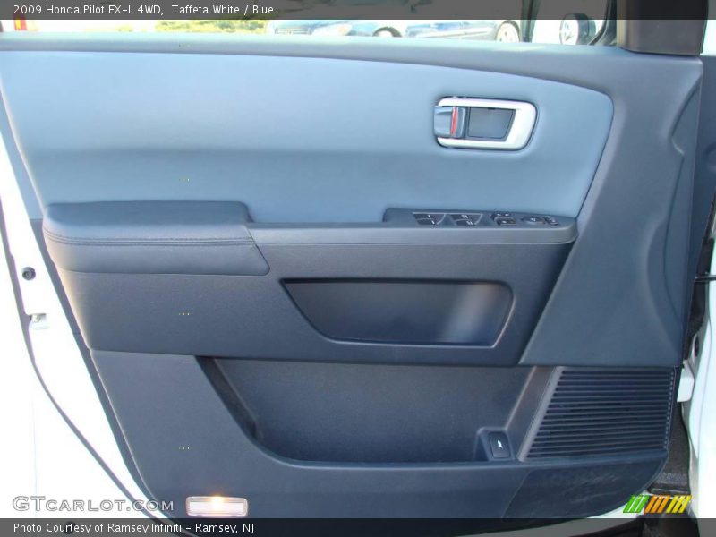 Taffeta White / Blue 2009 Honda Pilot EX-L 4WD