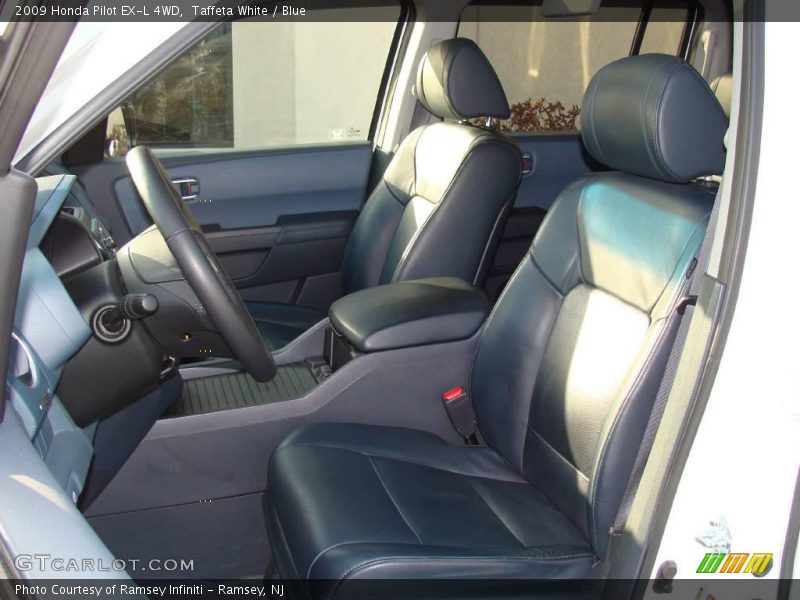 Taffeta White / Blue 2009 Honda Pilot EX-L 4WD