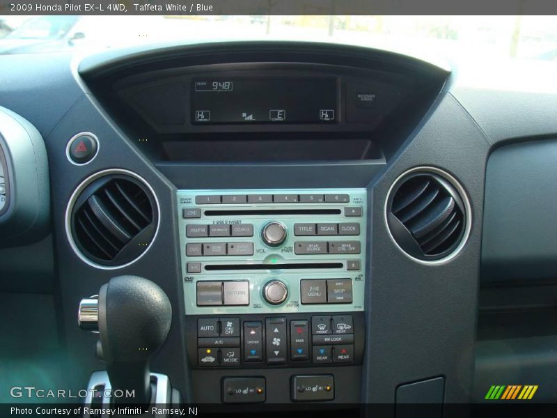 Taffeta White / Blue 2009 Honda Pilot EX-L 4WD